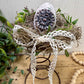 Handmade Rustic Bed Spring Nest with Pastel Pink Egg