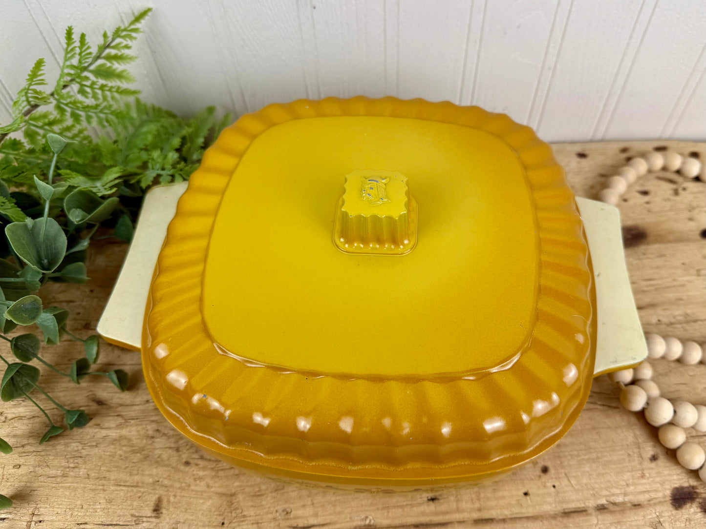 Vintage Nordic Ware Cast Aluminum Baking Dish with Lid