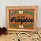 Handmade Upcycled Fall Sign- “Hey There Pumpkin”