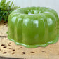 Vintage Avocado Green Fluted Aluminum Bundt Pan