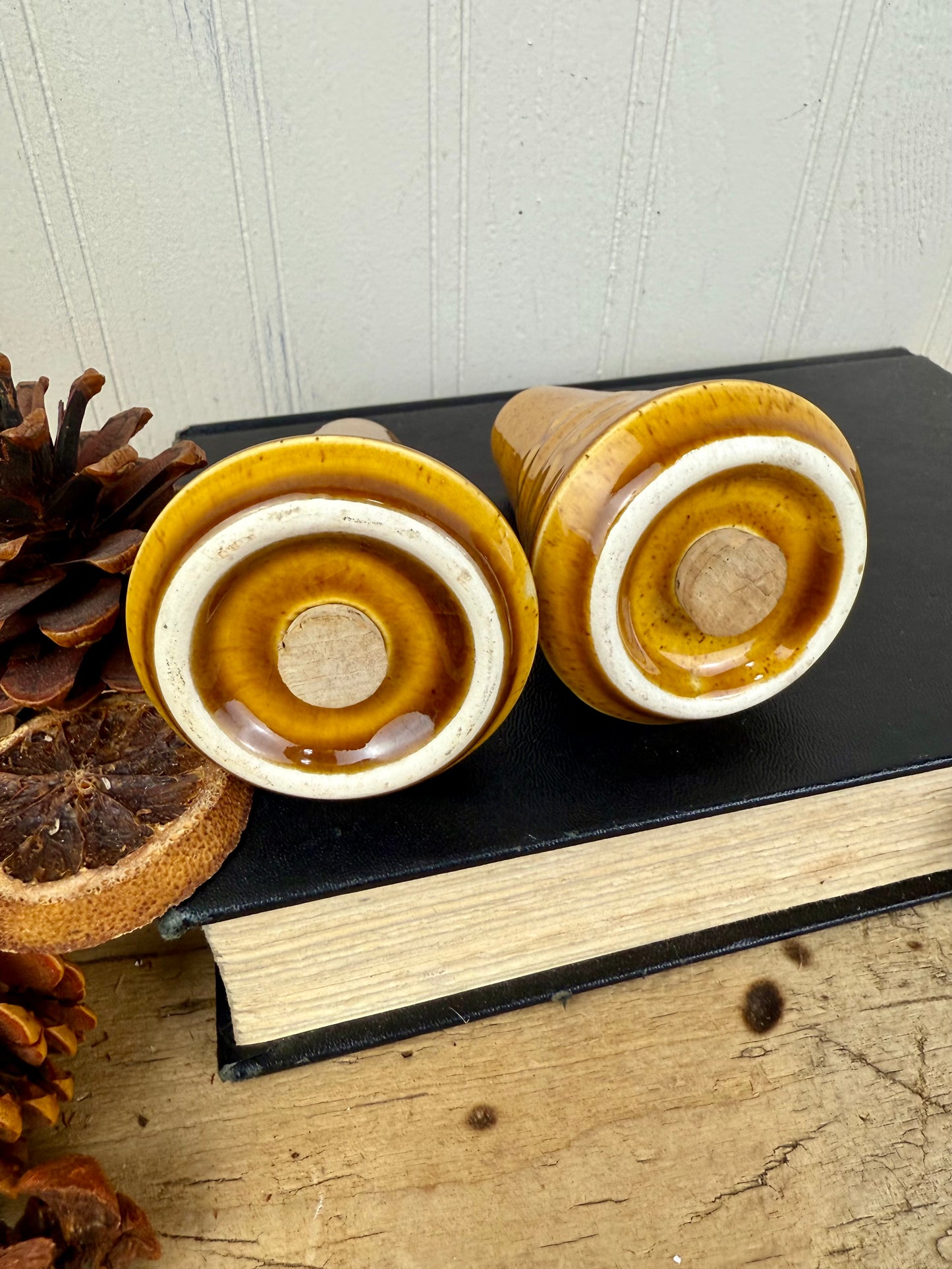 Homer Laughlin Golden Harvest Salt & Pepper Shakers