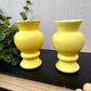 Vintage Ceramic Mini Vase Set with Hand Painted Butterflies