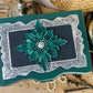 Hand Painted Slytherin Inspired Jewelry Box