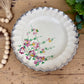 Vintage Sebring Ivory Porcelain Plate