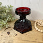 Vintage Avon Cape Cod Ruby Red Glass Hurricane Lamp Base