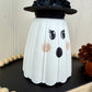 Handmade Light Shade Ghost with Purple Hat