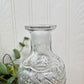 Vintage Diamond Patterned Crystal Decanter