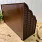Vintage 1970’s Action Industries Faux Wicker Letter Organizer