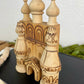 Vintage Wooden Cathedral Figurine