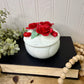 Vintage Heritage House Porcelain Musical Trinket Box