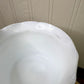 Vintage Indiana Glass White Milk Glass Pedestal Compote Dish