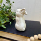 Vintage Handmade Ceramic Bunny Figurine