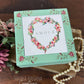 Upcycled Painted Mint Trinket Box