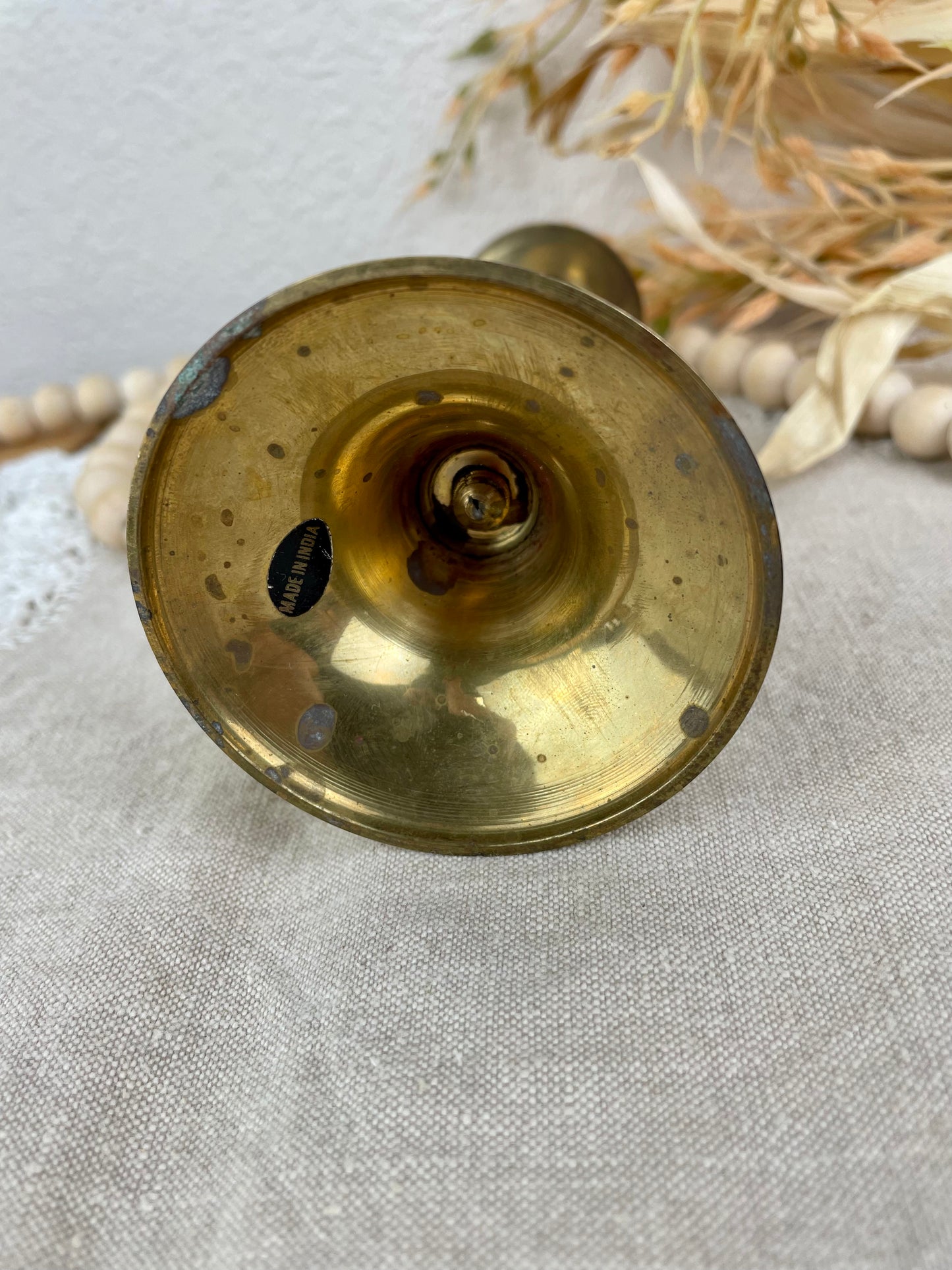 Vintage Medium Sized Brass Candlestick