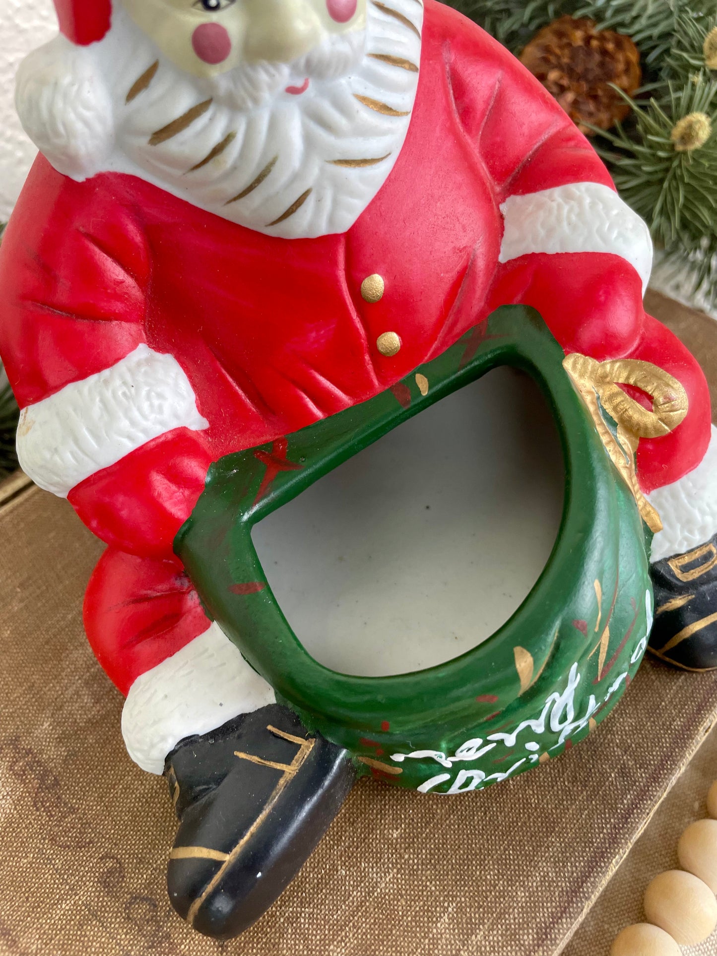 Vintage Ceramic Santa Figurine