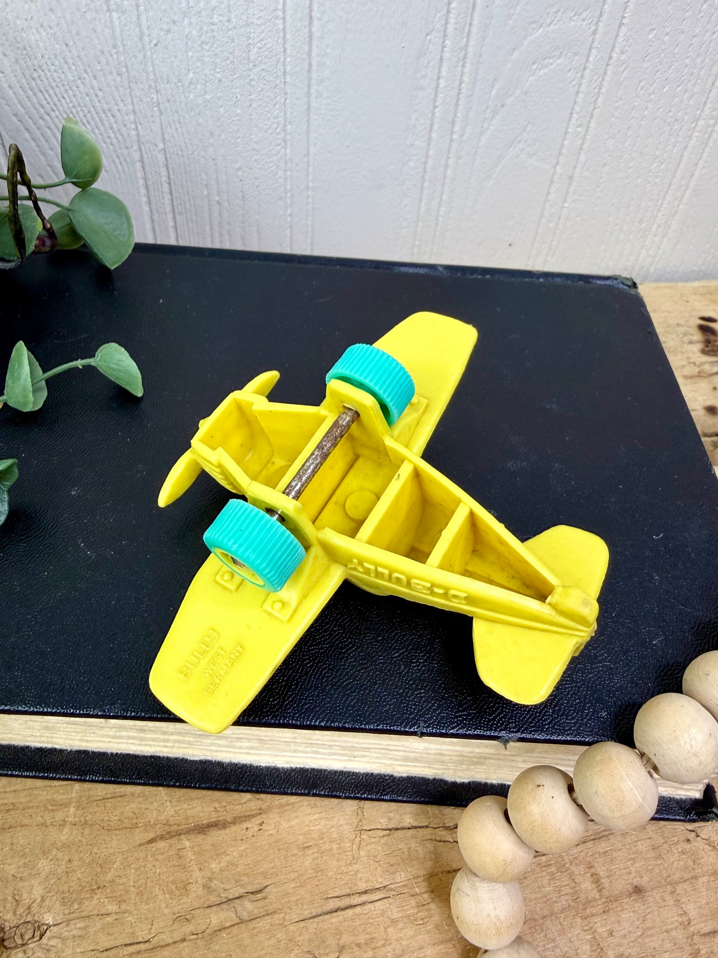 Vintage West Germany PVC Plane Toy