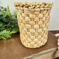 Vintage Chunky Wicker Pencil Holder