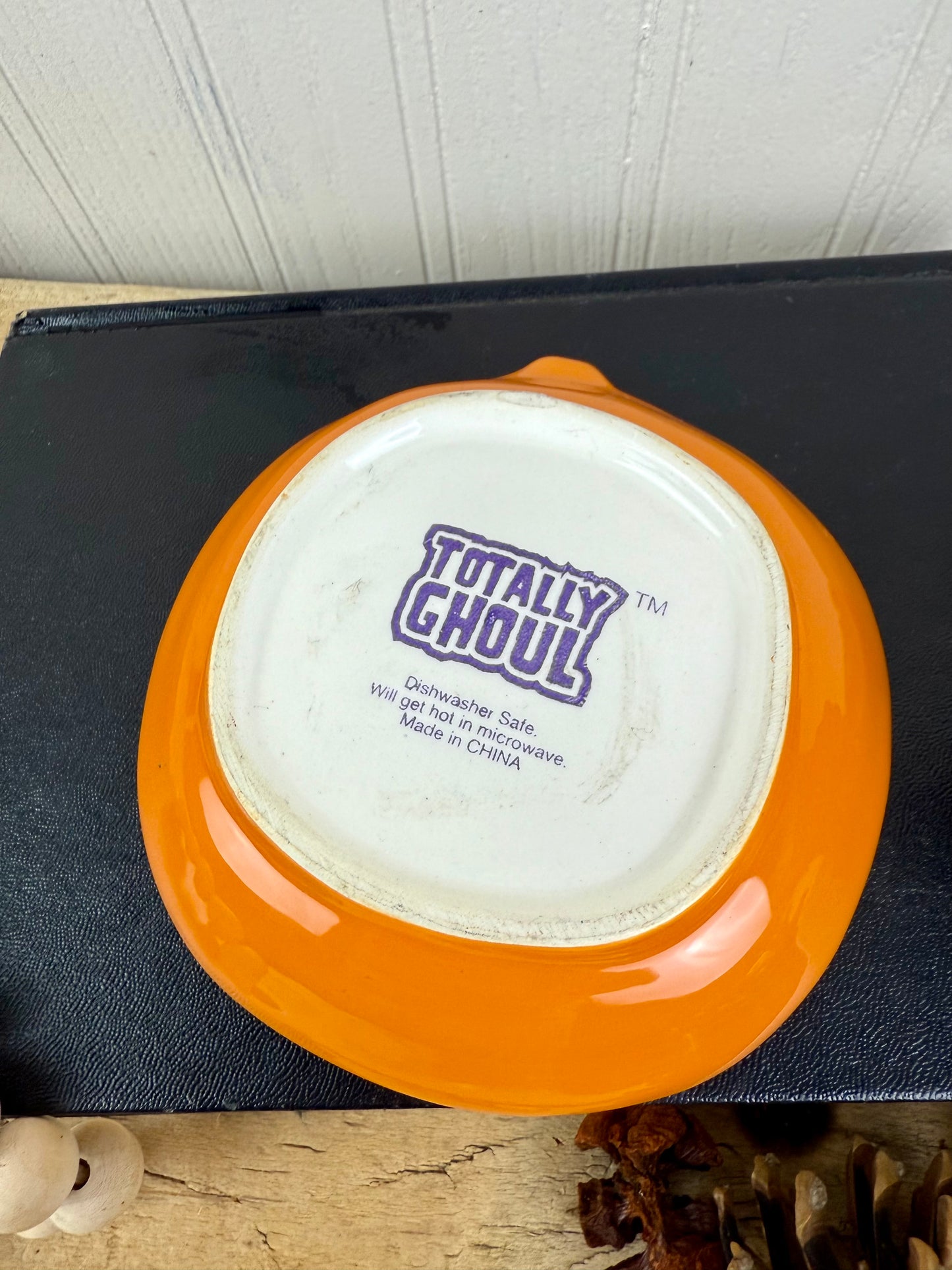 Vintage Pumpkin Trinket Dish