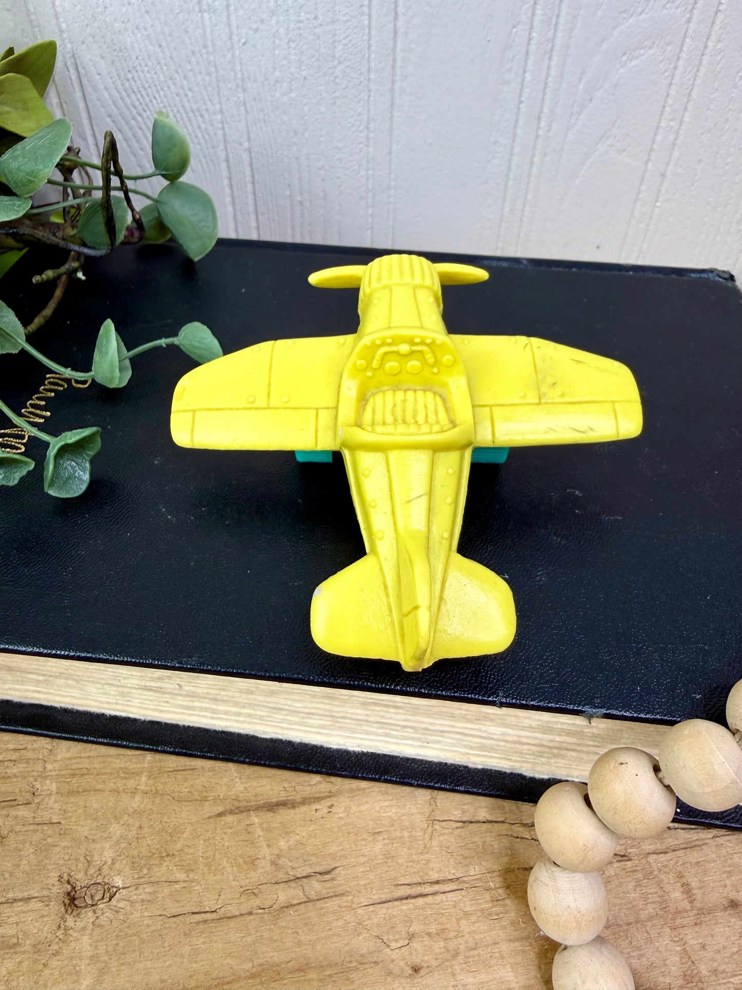 Vintage West Germany PVC Plane Toy