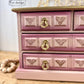 Hand Painted Pink & Burgundy Ombre Jewelry Box