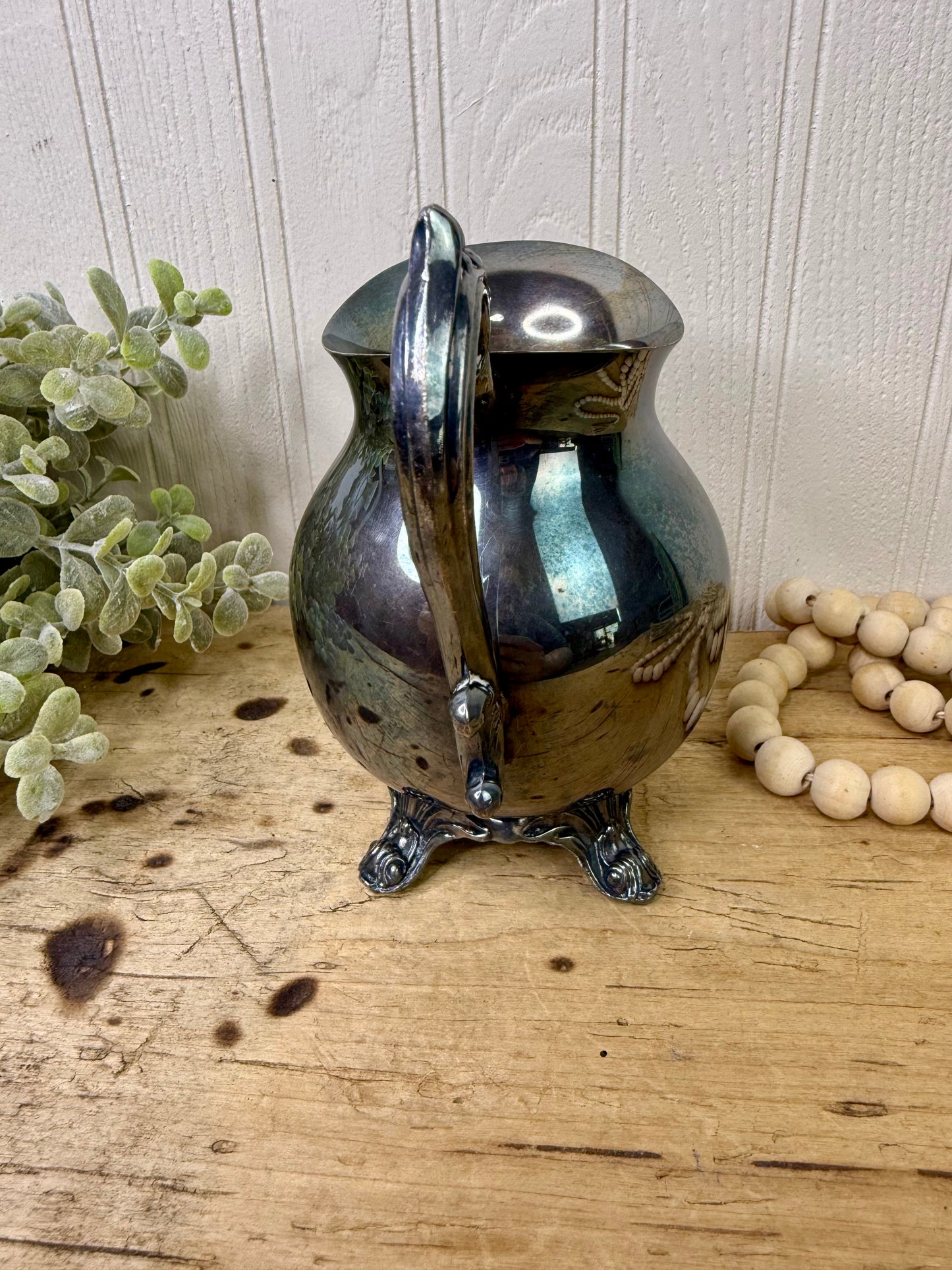 Vintage Silver Plated Creamer Pitcher