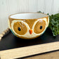 Retro Earthenware Owl Bowl