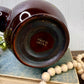 Vintage Japanese Moriage Redware Teapot