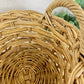 Vintage Chunky Planter Basket with Handles