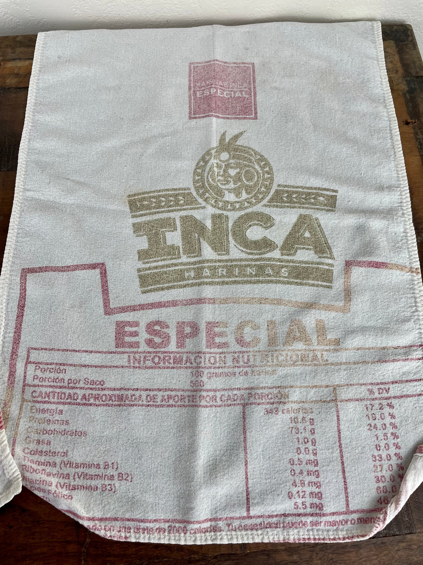 Vintage Inca Flour Sack Towel Set