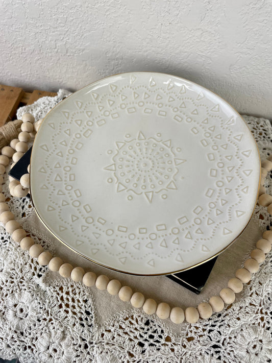 Ceramic Boho Trinket Plate