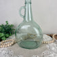 Vintage Blue/Green Wine Bottle with Handle