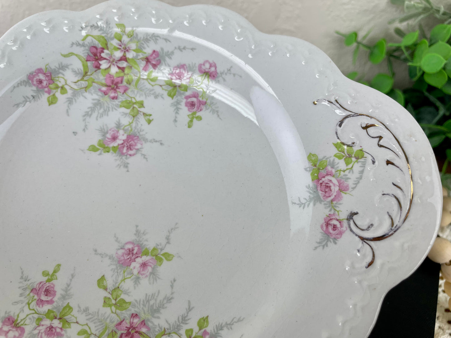 Vintage Vodrey China Porcelain Plate