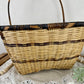 Vintage Basket with Long Handles