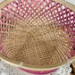Vintage Pink Ombré Basket