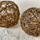 Decorative Wicker Ball Set