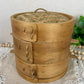 Vintage Bamboo Tiered Steamer Basket