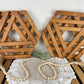 Set of Handmade Wooden Hexagon Wall Decor