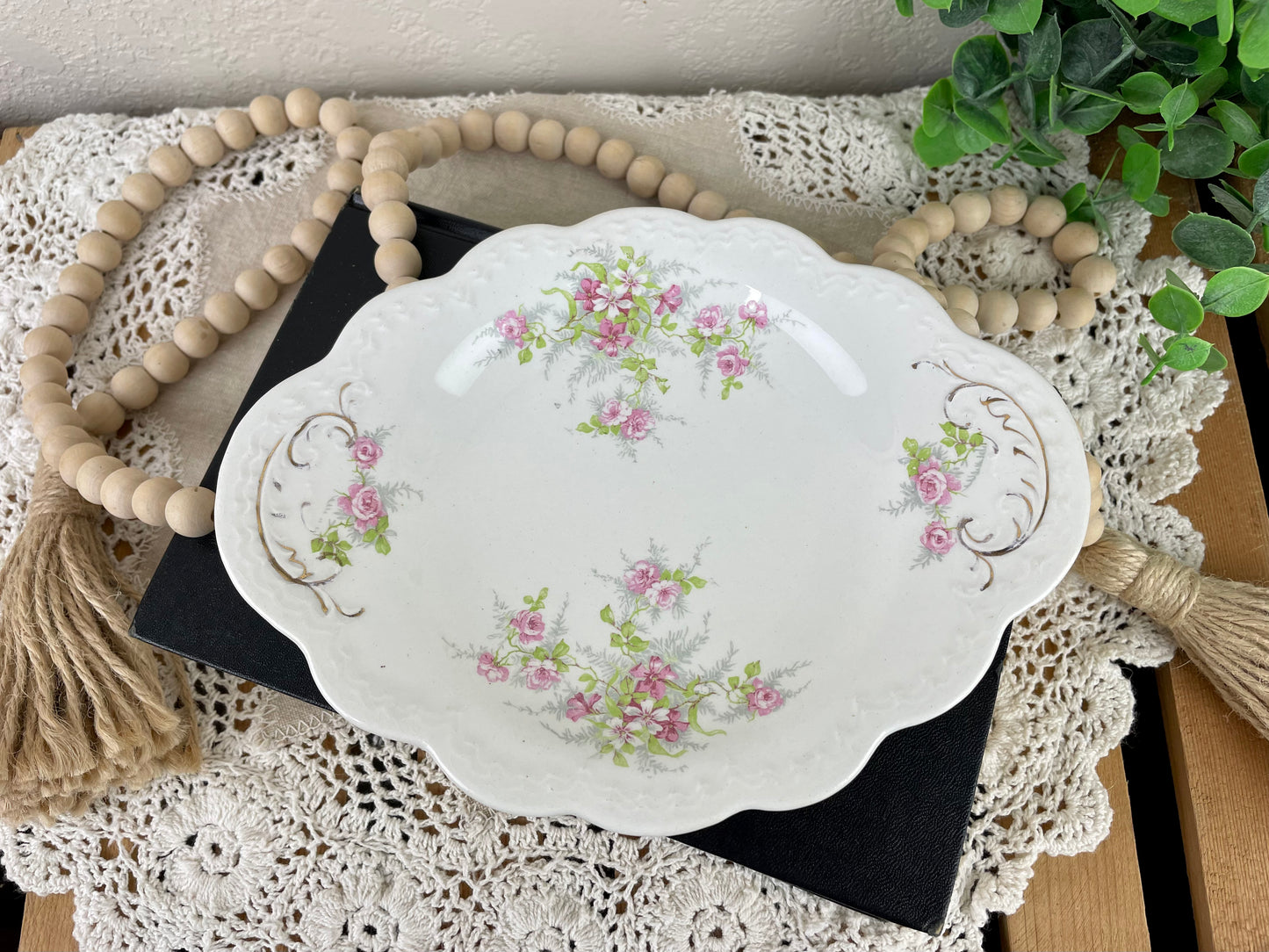 Vintage Vodrey China Porcelain Plate