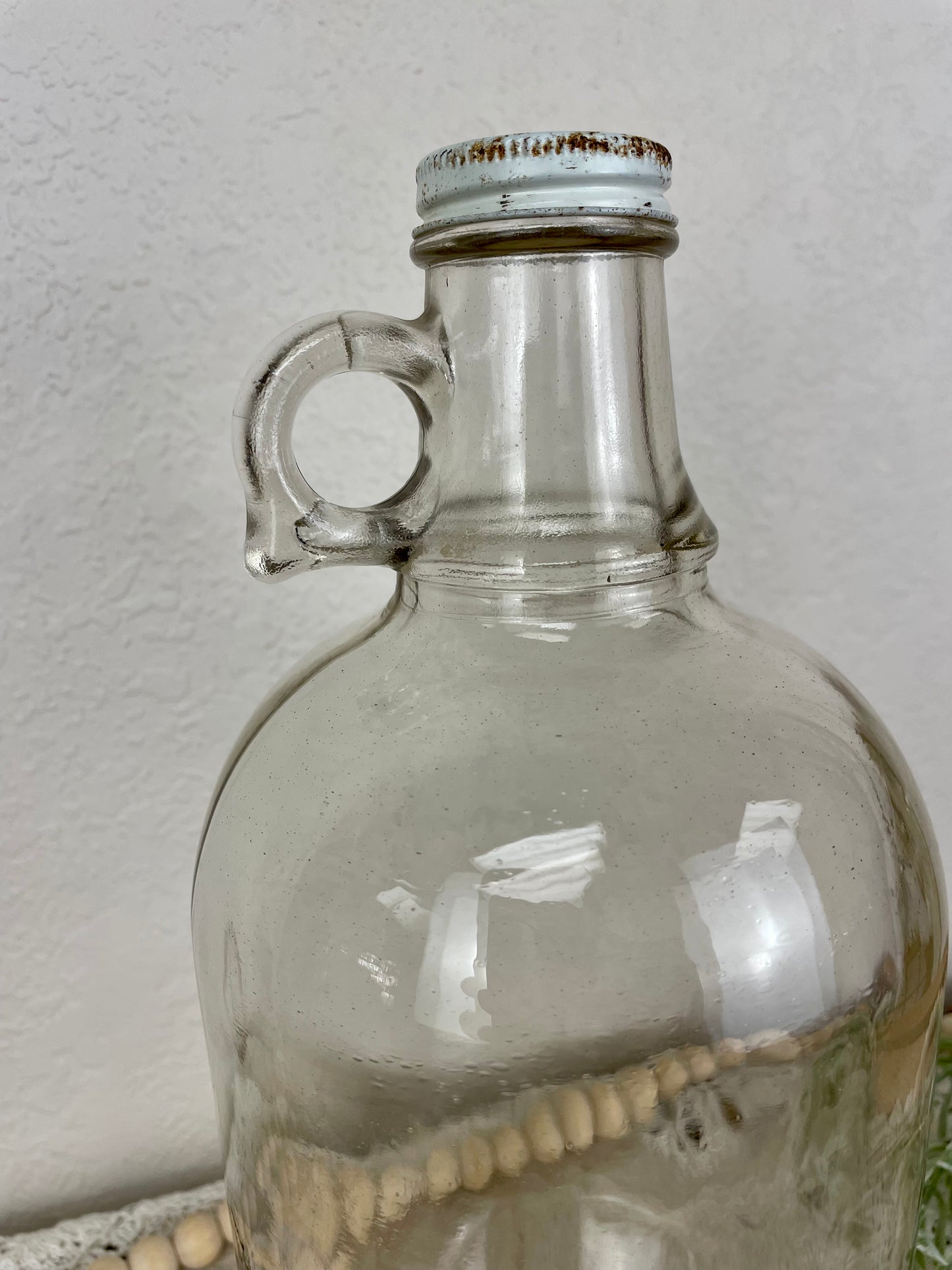 Vintage Half Gallon Glass Jug