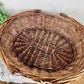 Vintage Oval Basket with Movable Handles