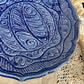 Vintage Handmade Blue Pottery Dish