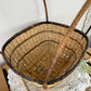 Vintage Basket with Long Handles