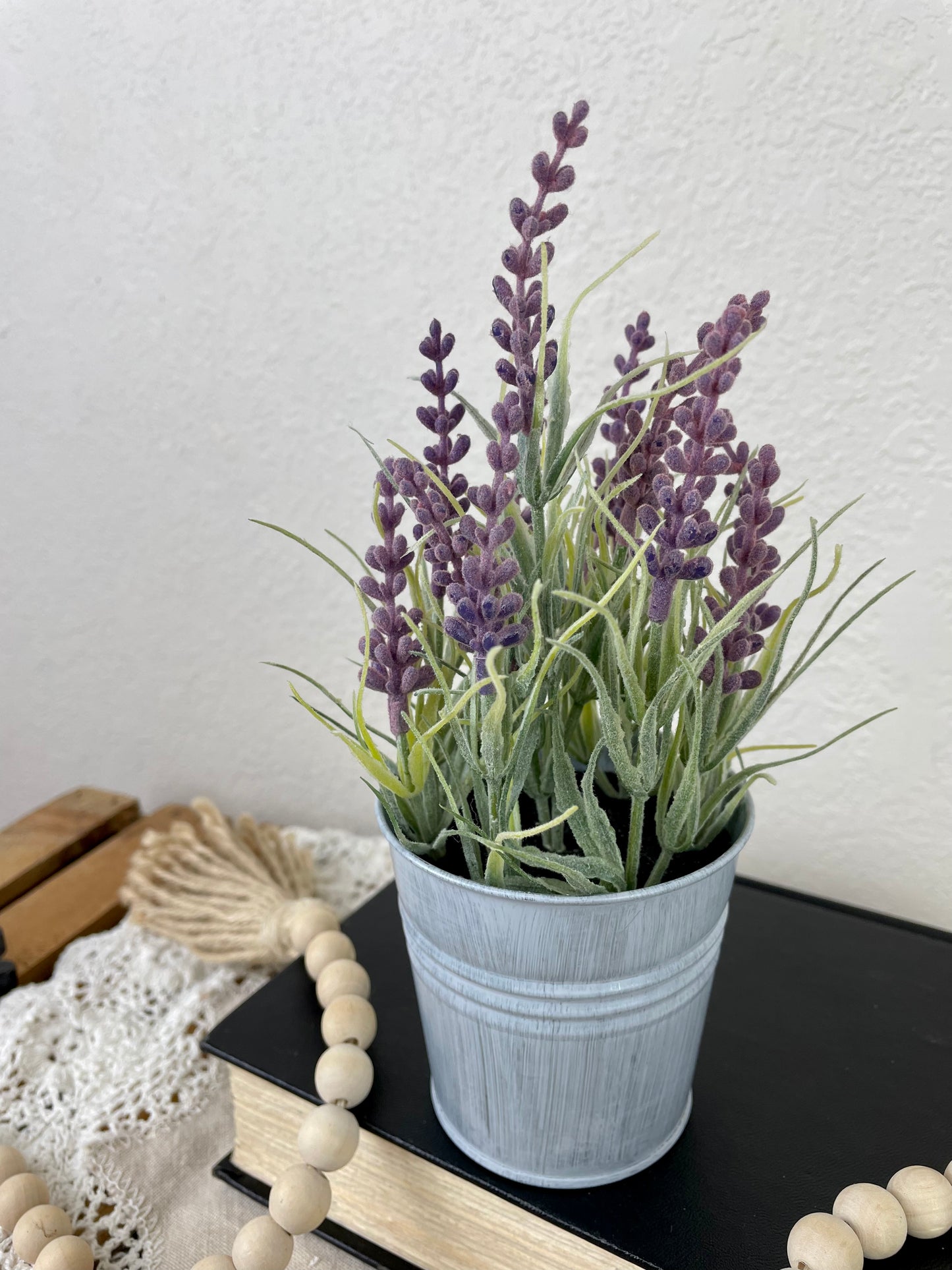 Mini Lavender Floral Bucket