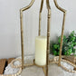 Metallic Gold Candle Lantern