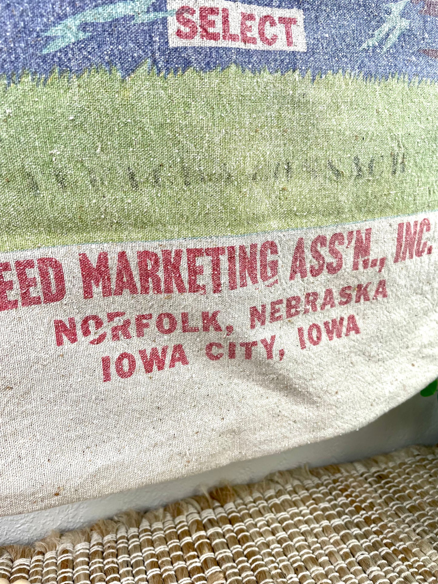 Vintage Eagle Seeds Sack