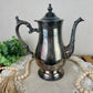 Vintage WM Rogers Silverplate Ornate Footed Teapot