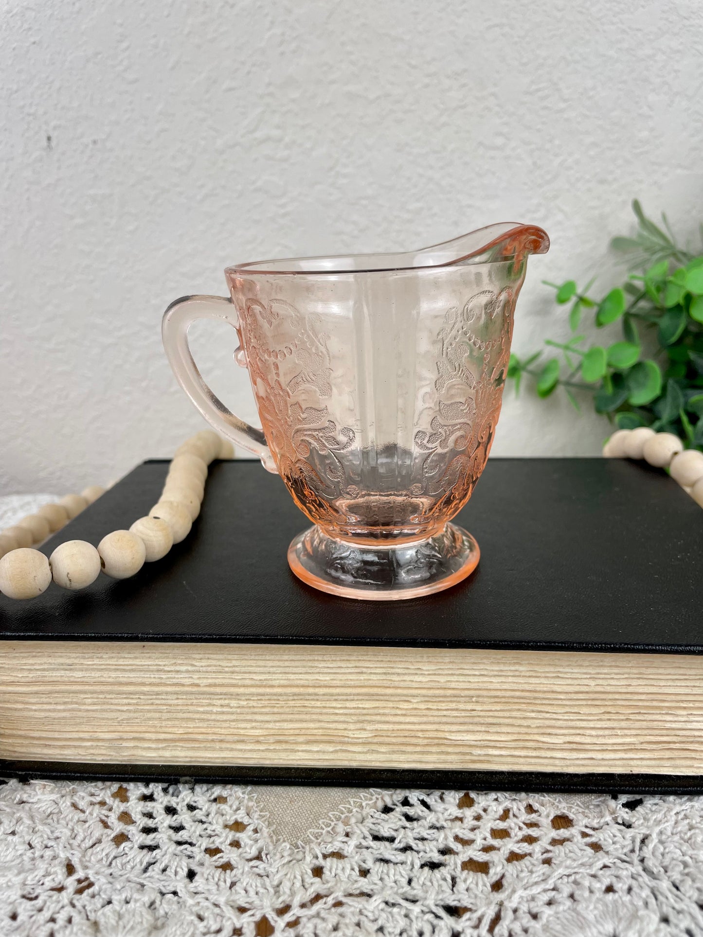 Vintage 1930’s Pink Depression Glass Creamer