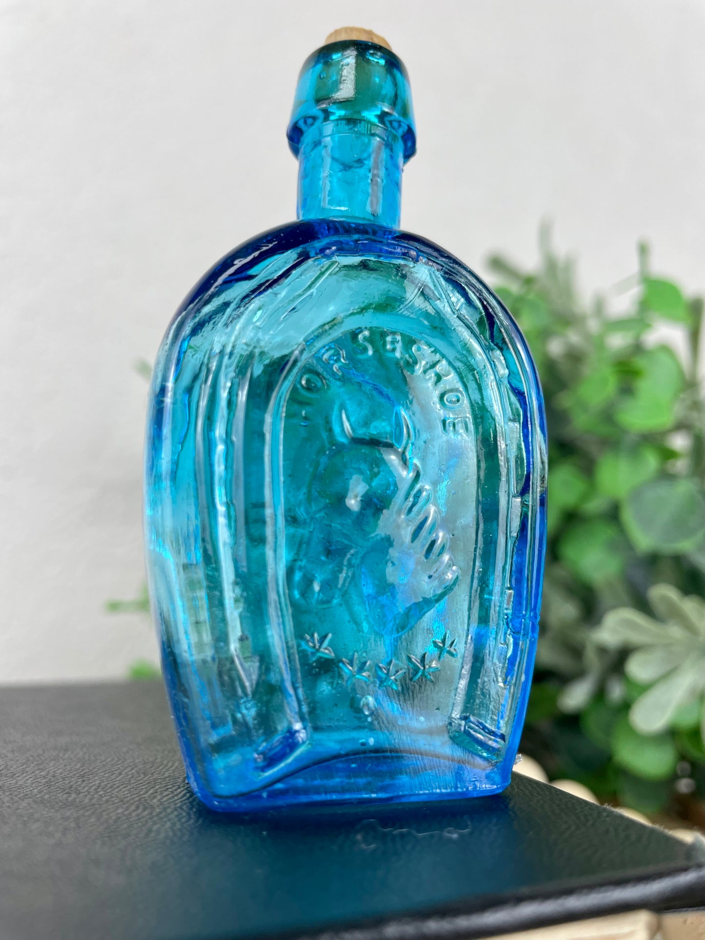 Vintage Miniature Horseshoe Decanter Bottle