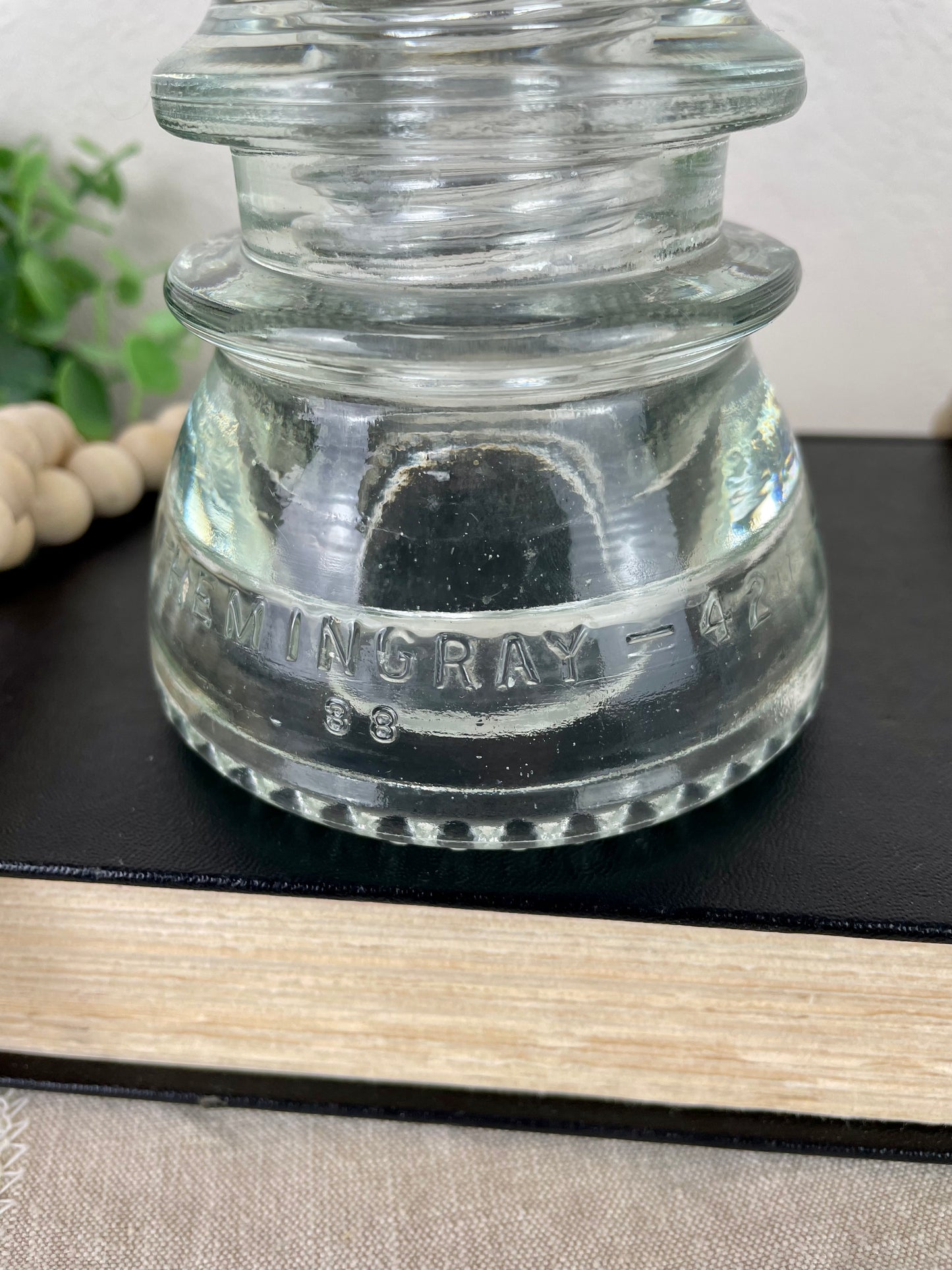 Vintage Hemingray Glass Insulator