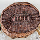 Vintage Oval Basket with Movable Handles